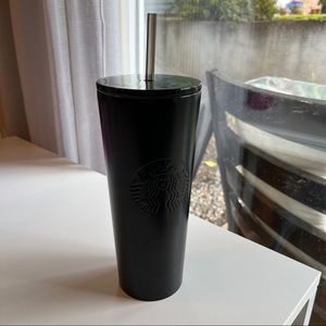 Starbucks black matte cold cup